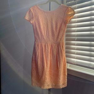 H&M sz 2 lace peach dress